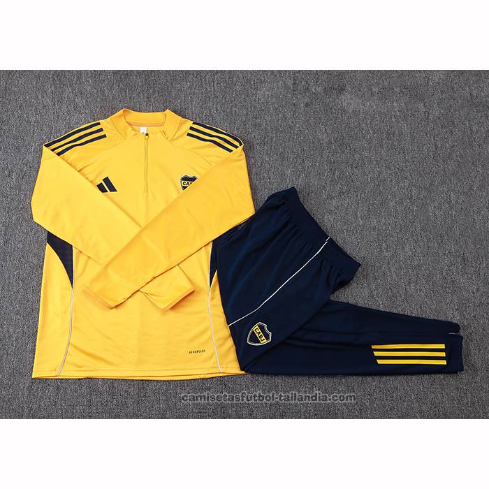 Chandal de Sudadera del Boca Juniors Nino 25/26 Amarillo